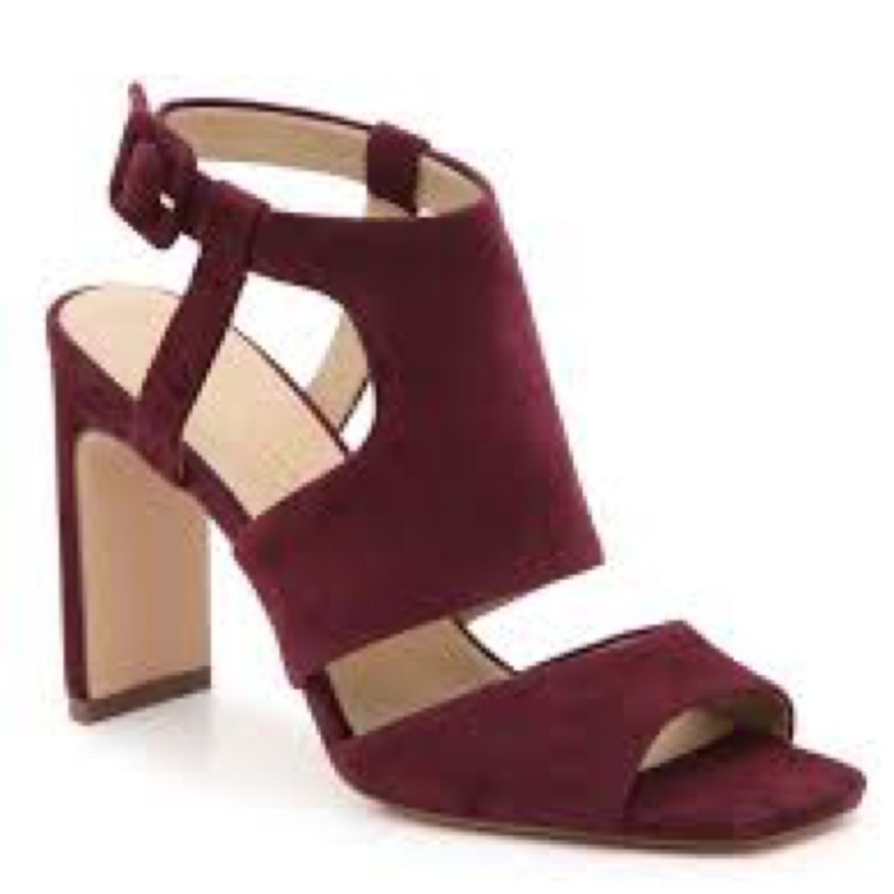 Enzo Angiolini Trudy Sandal - Dark Purple Velvet Heels